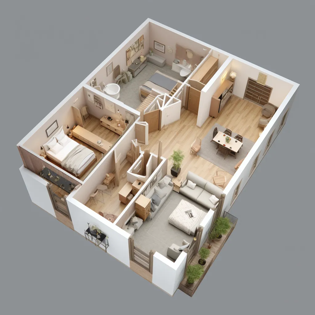 3D Grundriss Beispiel 5