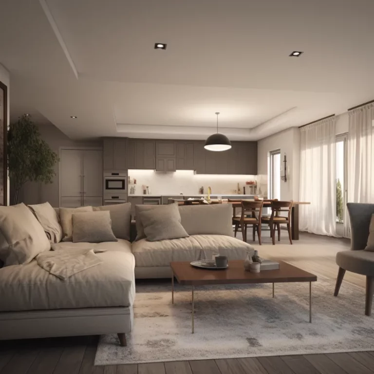 3D Interior Rendering - Exklusiver Wohnraum